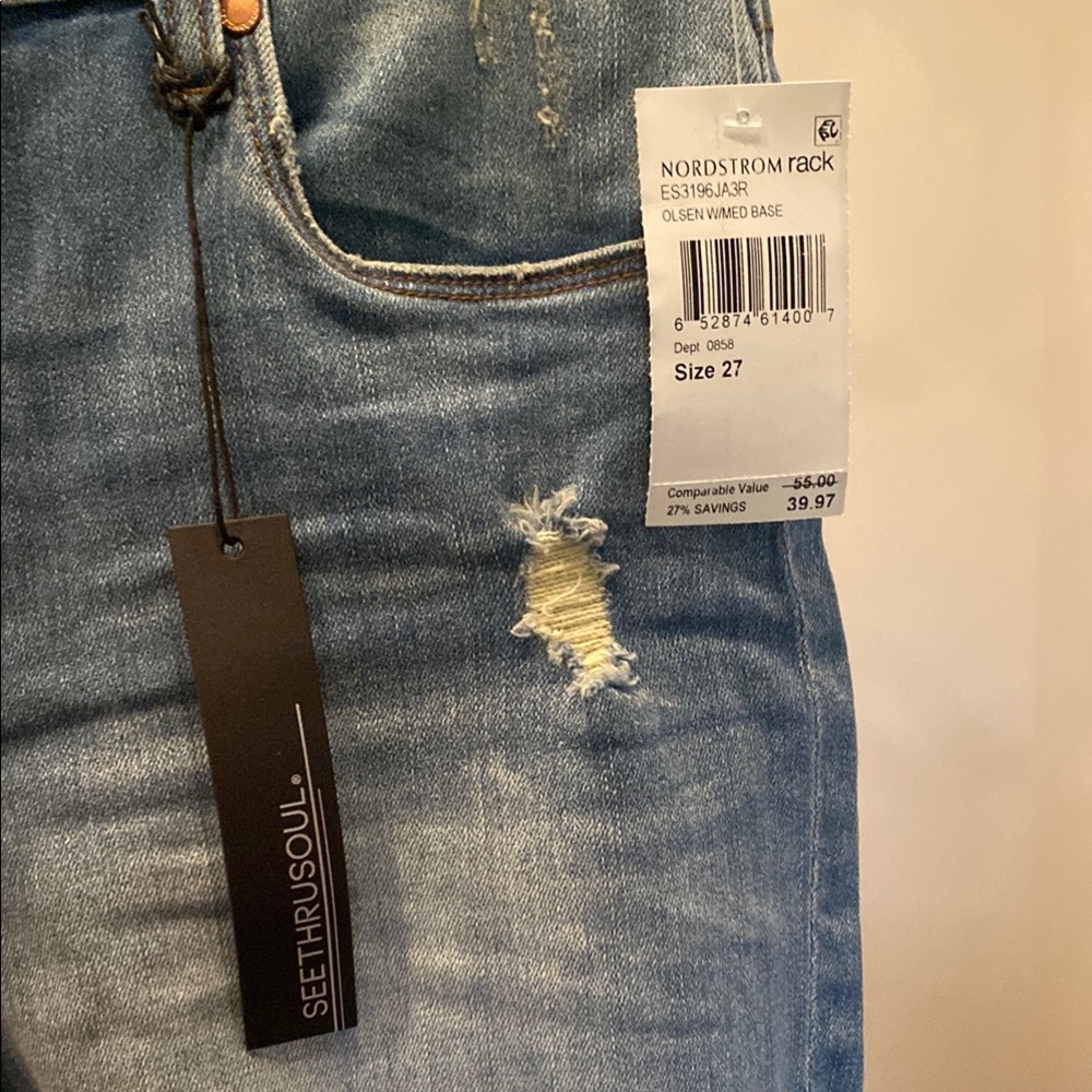 Denim Blue Women's Shorts - Picture 5 of 5